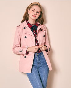 網(wǎng)上女裝去哪拿貨三彩20年春裝新款女式風(fēng)衣外套