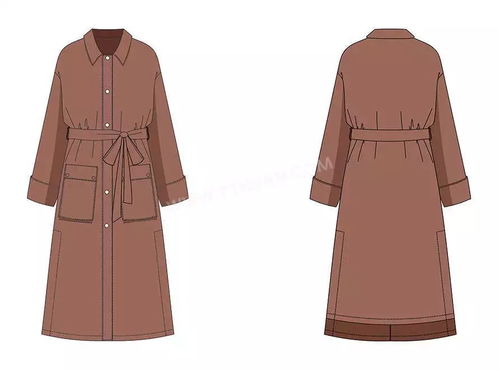 企業(yè)服裝工業(yè)款式圖正背面繪制步驟教程